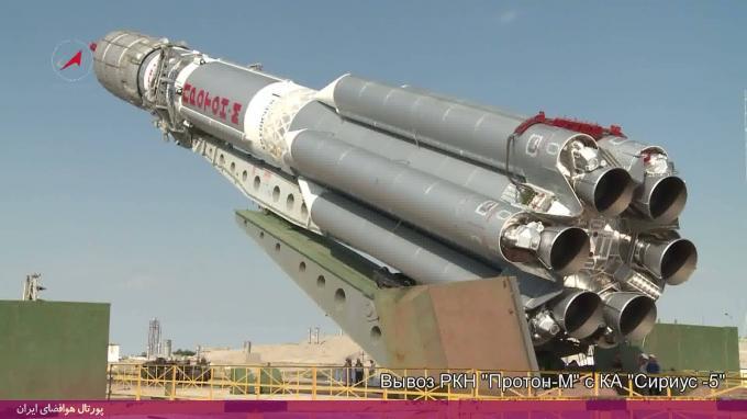 پرتاب موفقیت آمیز راکت پروتون روسیه 