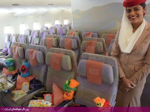 داخل هواپیمایی امارات چه خبر است؟ (عکس)