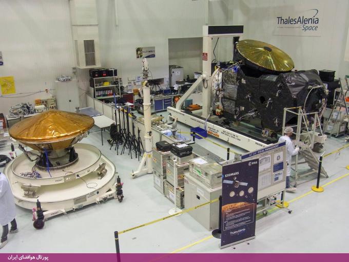 کاوشگر کوچک به نام شیاپارالی (Schiaparelli) در کنار مدارگرد ردیابی گاز (TGO(