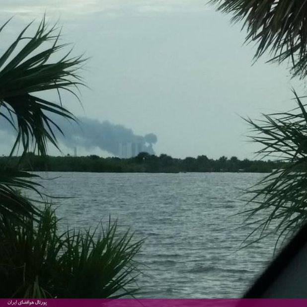 انفجار در مرکز پرتاب راکت فضایی «فالکون 9» شرکت اسپیس‌ایکس در فلوریدا (+تصاویر)