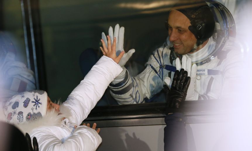 اعزام سه فضانورد روسی، آمریکایی و ایتالیایی با فضاپیمای سایوز روسیه به ایستگاه فضایی بین‌المللی