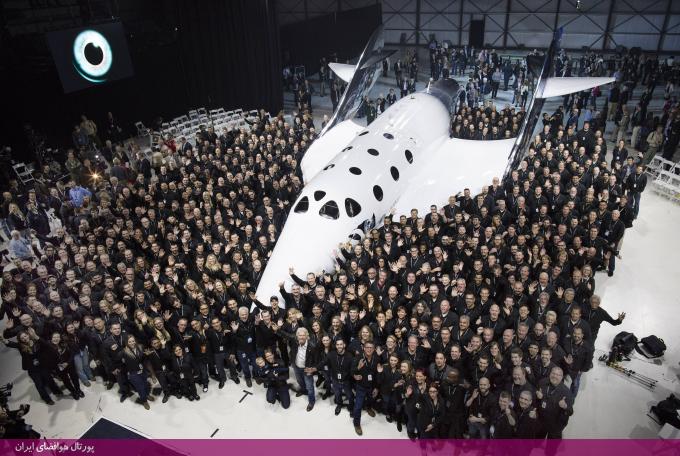 شرکت ویرجین گلکتیک هواپیمای فضایی Virgin Spaceship