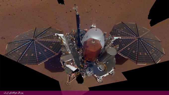 گرد و غبار مریخی، سطح «اینسایت» را پوشاند