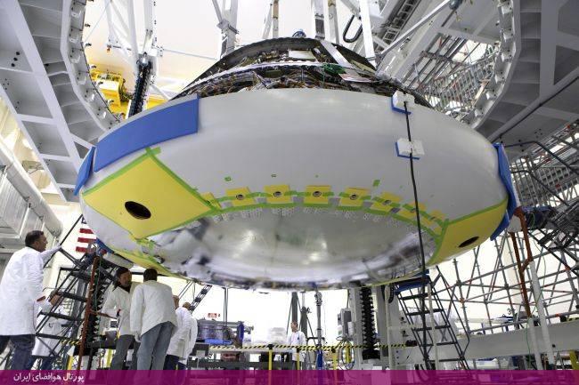 آماده‌سازی کپسول فضایی اوریون برای انتقال به مرکز پلام بروک ناسا