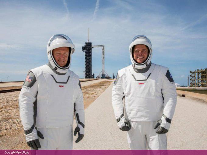 باب بنکن و داگ هارلی، فضانوردان ناسا، طی نخستین مأموریت سرنشین‌دار شرکت اسپیس‌ایکس راهی فضا شدند.