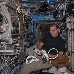 Astronaut Rick Mastracchio in Station