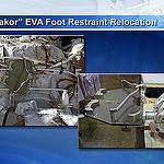 "Yakor" EVA Foot Restraint Relocation