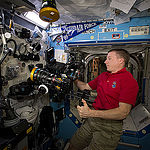 ISS043E276456 (05/31/2015) --- Expedition 43 Commander and NASA astronaut Terry Virts is seen here inside the station